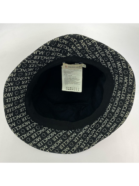 MONCLER ハット lettering Logo Hat BLK