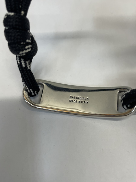 BALENCIAGA Plate Bracelet ID コードブレスレット