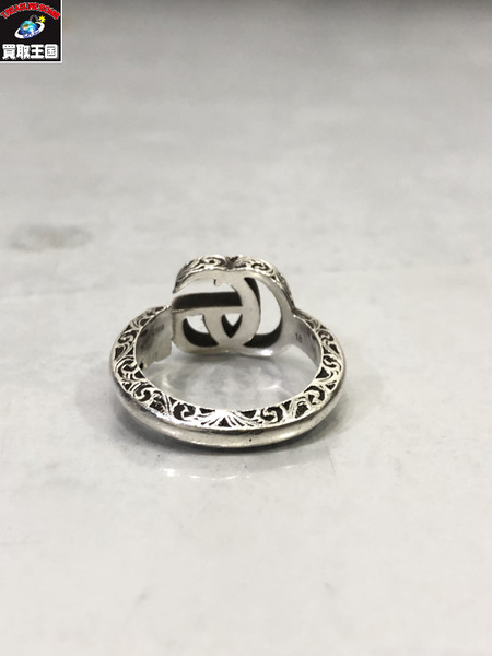 GUCCI　ダブルGキーリング　♯18