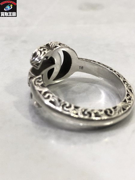 GUCCI　ダブルGキーリング　♯18