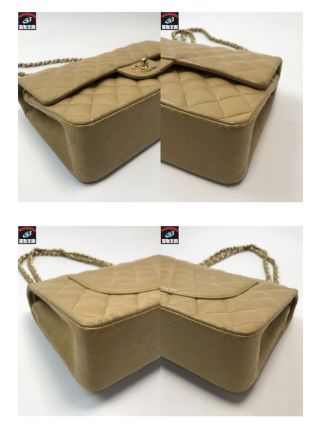 CHANEL シャネル マトラッセ チェーンショルダーバック ベージュ　ギャランティーカード有り