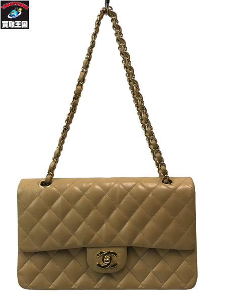 CHANEL シャネル マトラッセ チェーンショルダーバック ベージュ　ギャランティーカード有り