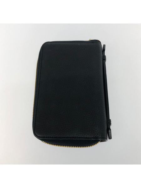 長財布 KUBERA/レザー/ネイビー