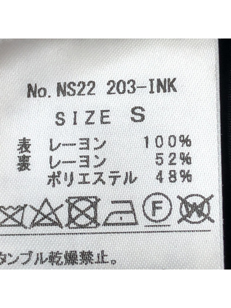 NAMACHEKO. 22SS デザインコート S ブラック