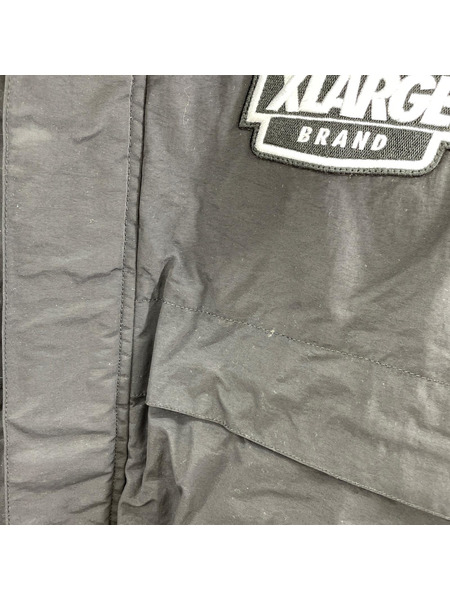 XLARGE ダウンジャケット NYLON PUFFER JACKET 黒 (XL)