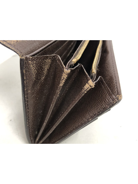 LV　ルイヴィトン　ポシェット・ポルト・モネ・カルト クレディ　ダミエ・エベヌ