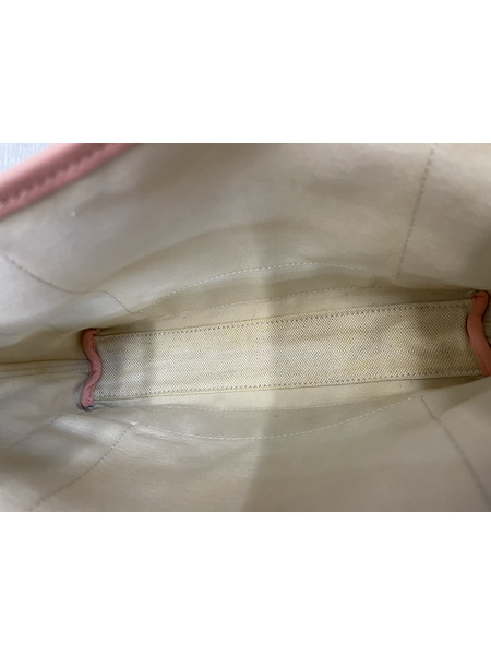 BALENCIAGA  ネイビーカバスXS 2wayショルダーバッグ ライトピンク