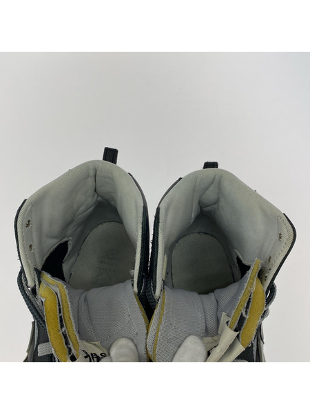 NIKE スニーカー sacai BLAZER MID BLACK/WOLF GREY/WHITE