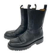 CORSO ROMA，9 ブーツ サイドゴア BLK、傷