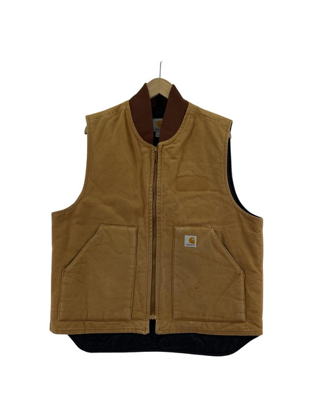 Carhartt ジャケット ダックベスト 茶 (L)