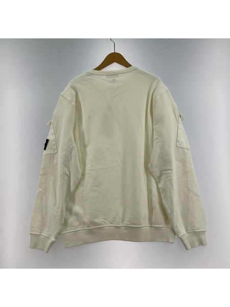 STONE ISLAND 25AW BRUSHED ORGANICCOTTONFLEECEガーメントダイスウェット