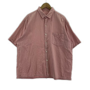 Porter Classic 半袖シャツ HAPPY RED S/S SHIRT Sakura ピンク (3)