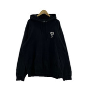 STUSSY パーカー バックプリントPOパーカー ブラック XL Z4000SAS19