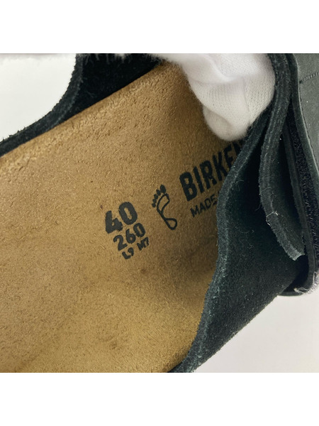 BIRKENSTOCK サンダル KYOTO/ベルクロ/黒/40/26