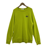 ROKIT NEON COLOR SWEAT SHIRT/胸刺繍クルーネックスウェット L ネオンイエロー[値下]