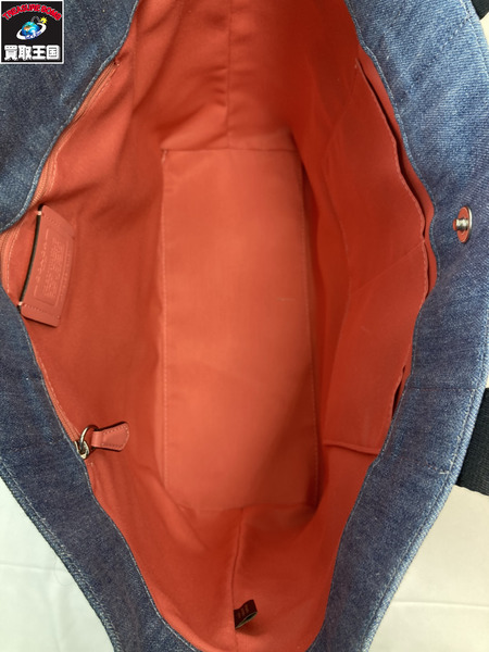 COACH コーチ 91131 デニムトートバッグ 