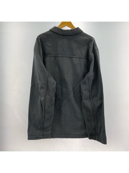 LEMAIRE ジャケット STAND COLLAR OVERSHIRT 48 グレー