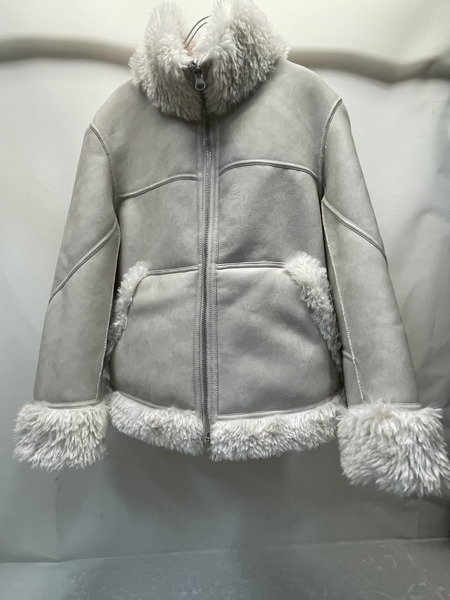 Urbancode フェイクムートンジャケット アイボリー