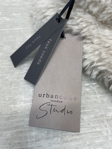 Urbancode フェイクムートンジャケット アイボリー