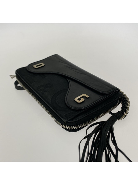 DOLCE＆GABBANA ストラップ付キ ウォレット ブラック