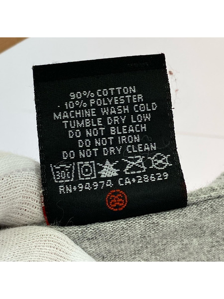 STUSSY 半袖Tシャツ・カットソー センターロゴ SS Tee GRY
