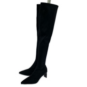 ブーツ YELLO ロングブーツ 黒 (XL)