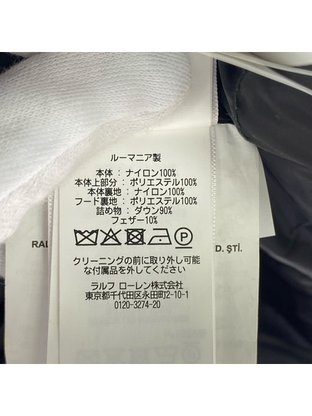 POLO RALPH LAUREN ダウンベスト RLX ダウンベスト 黒 S