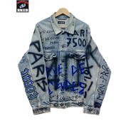 BALENCIAGA GRAPHIC DENIM JACKET Size44 本体のみ バレンシアガ グラフィック グラフィティ デニムジャケット 