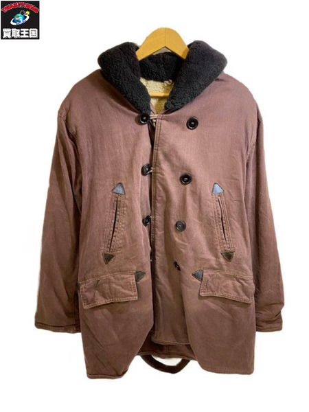 40s Canadian Coat (-) BRG カナディアンコート 羊毛ボア[値下]