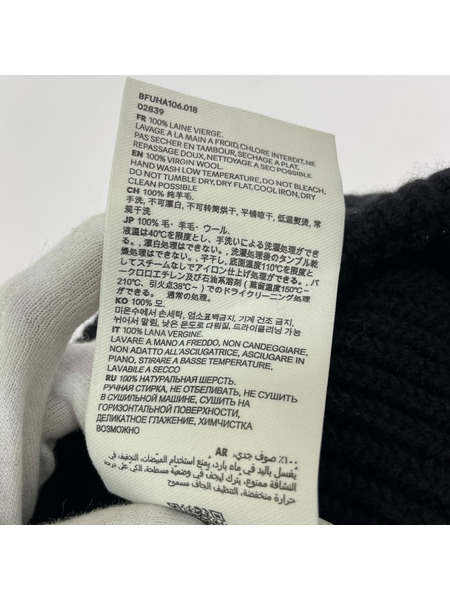 AMI paris ニットキャップ Ami Paris ニットキャップ/黒