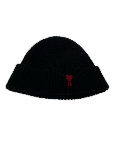 AMI paris ニットキャップ Ami Paris ニットキャップ/黒