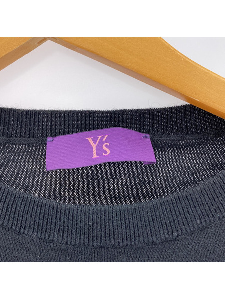 Y's PINK 　カシミヤ混ニット　ブラック　2[値下]