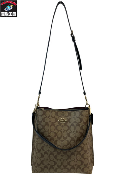 COACH コーチ CA561 モリー バケット バッグ シグネチャー キャンバス ショルダーバック