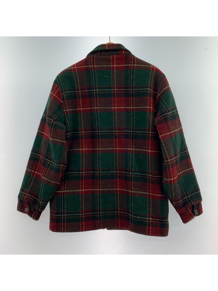 WOOLRICH ブルゾン・ジャンパー USA製 チェック柄ウールブルゾン S