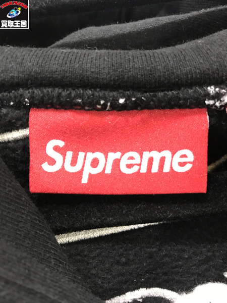 Supreme パーカー Satin Applique Hooded Sweatshirt FW24