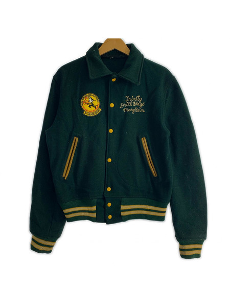 OLD・VINTAGE ジャケット 60s HATCHERS スタジャン (-) 緑