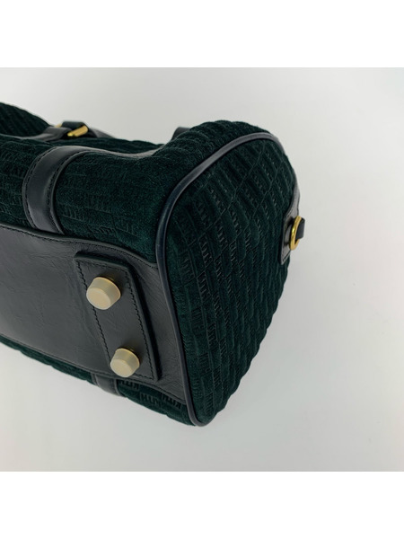KITH Women Harlowe Bag モノグラム スウェード2WAYバッグ KHW040096