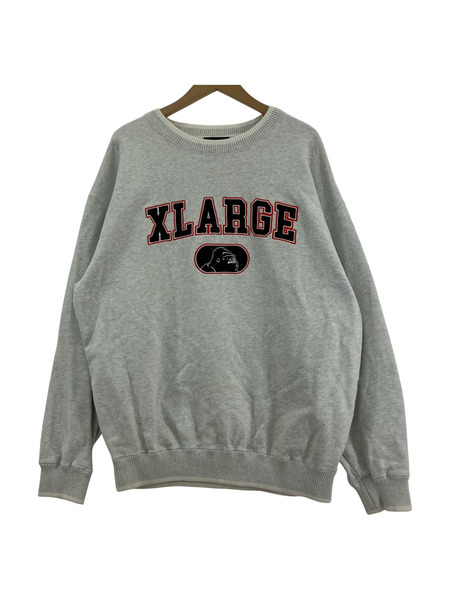 XLARGE スウェット・トレーナー FELT LOGO CREWNECK SWEAT