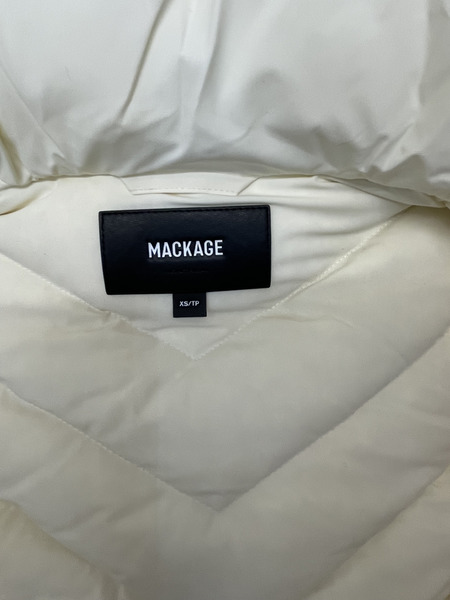 MACKAGE NADIA-SH ダウンコート XS アイボリー
