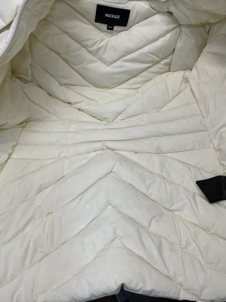 MACKAGE NADIA-SH ダウンコート XS アイボリー