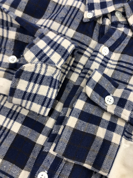 muta ROYAL FLASH 別注 チェックシャツ (XL) 青[値下]