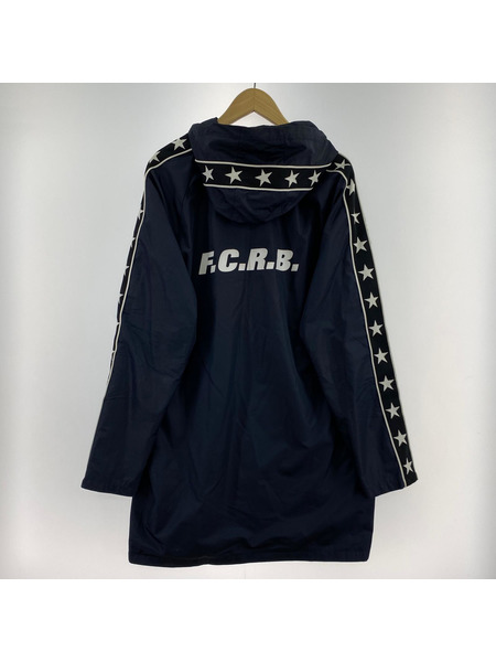 F.C.R.B. ジャケット STAR LINE HOOD LONG COACH JACKET