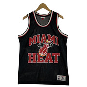 mitchell&ness タンクトップ MIAMI HEAT バスケットシャツ SizeS