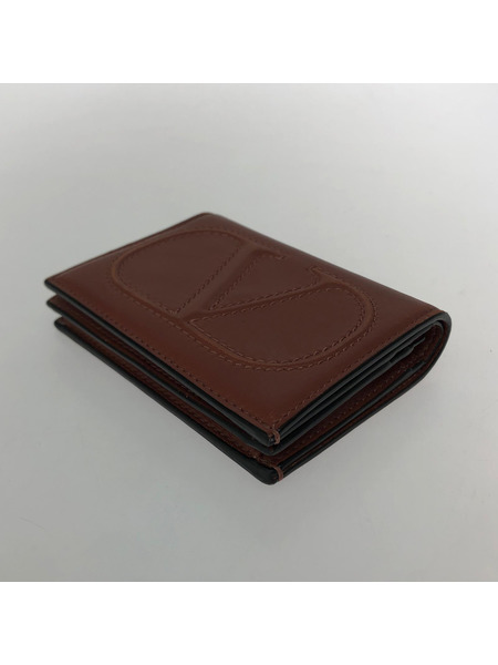 VALENTINO GARAVANI コンパクトウォレット 二ツ折リ/ブラウン/1W5P0P39GDQ[値下]