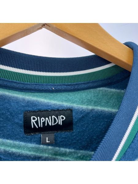 . 長袖Tシャツ・カットソー RIPNDIP Dizzy Polar Fleece Crewnec