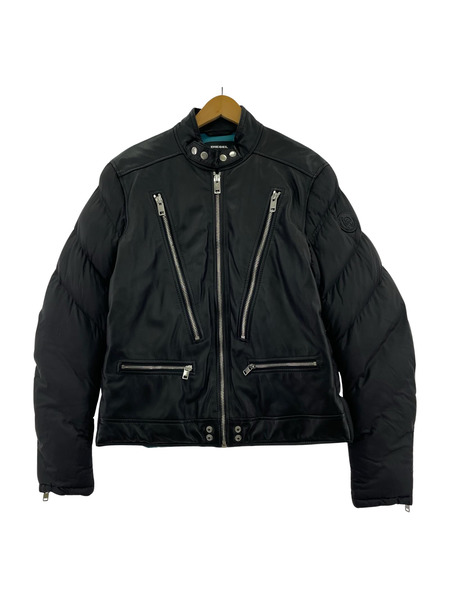 DIESEL レザージャケット L-WINTER ライダースジャケット 黒 M