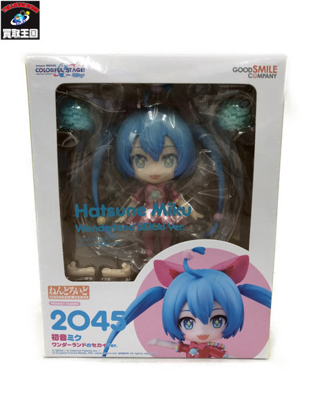 ボーカロイド ねんどろいど 初音ミク ワンダーランドのセカイver.　未開封