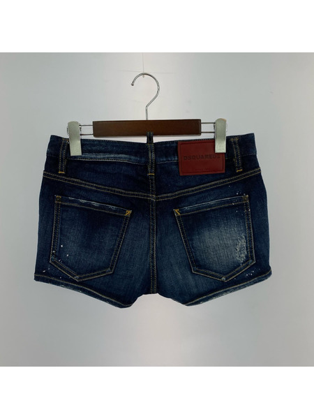 DSQUARED2 ショートパンツ ペンキ加工 ショートパンツ