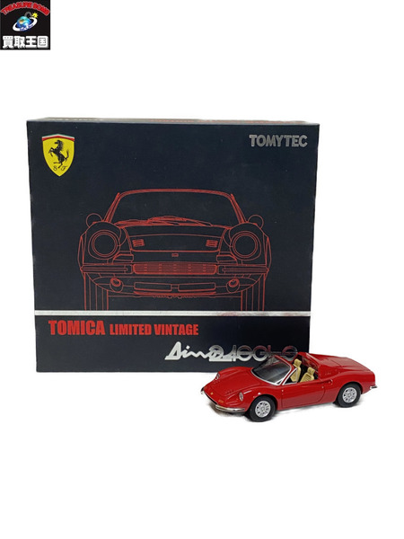 トミカ トミカリミテッド 1/64　フェラーリディーノ246GTS 赤[値下]