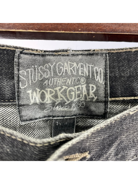 STUSSY デニム・ジーンズ ダメージ加工デニムパンツ